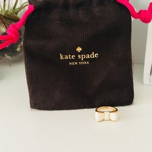 Kate Spade Bow Ring size 6